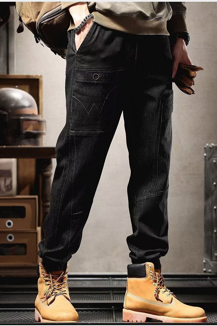 남성 트렌디 조거 청바지 다양한 코디