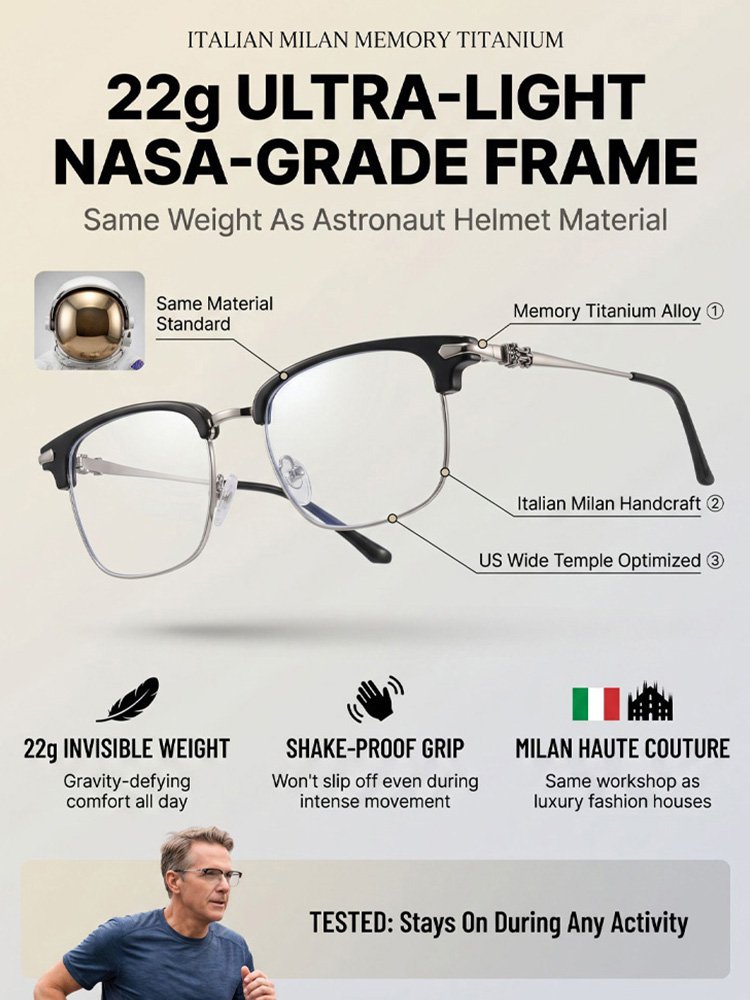 Retro fashion anti-blue light glasses