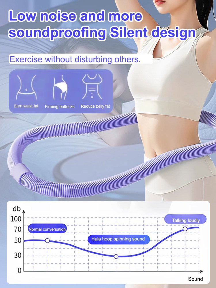 [Weight Loss Artifact] Soft Silent Hula Hoop that Doesn't Hurt Your Waist