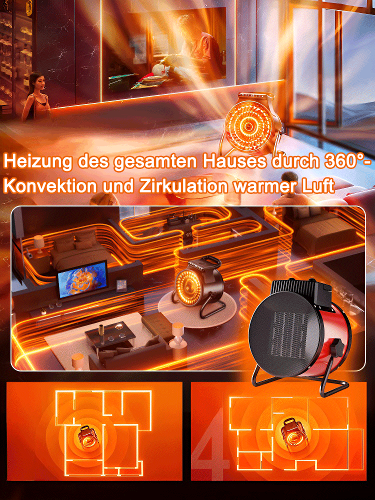 Leistungsstarker, energiesparender Elektroheizer für kleine Stahlwaffen