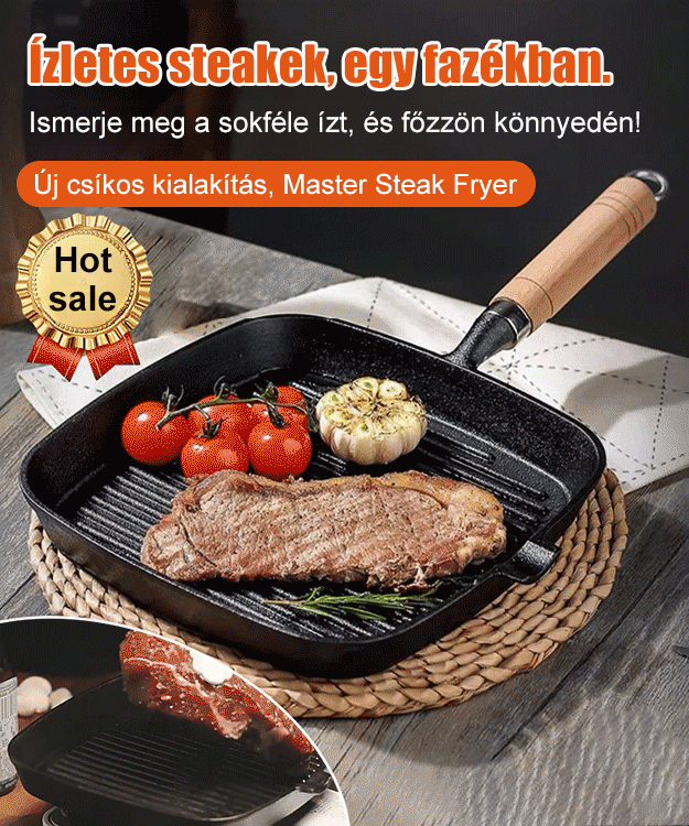 Különleges steak serpenyő