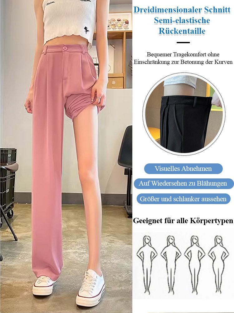 Cool Ice Seidenanzug Hose mit weitem Bein