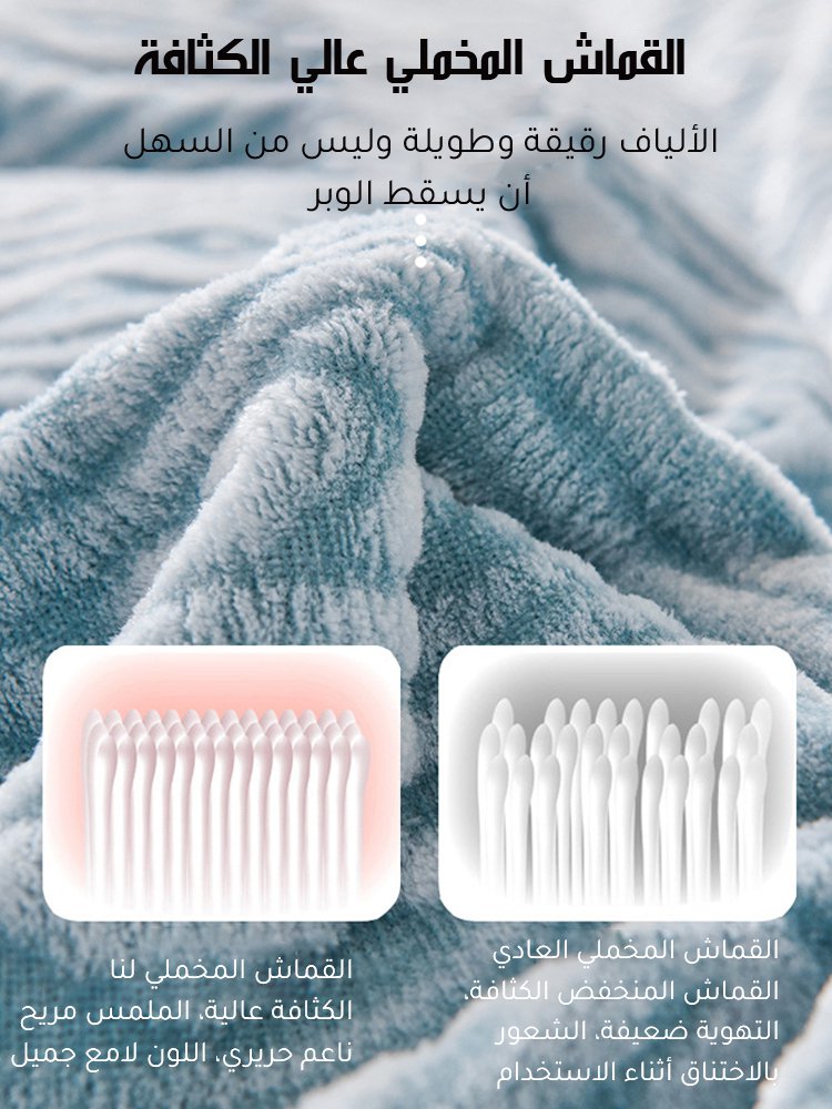 لحاف الكشمير الدافئ المريح مع النقشة ثلاثية الأبعاد البديعة 