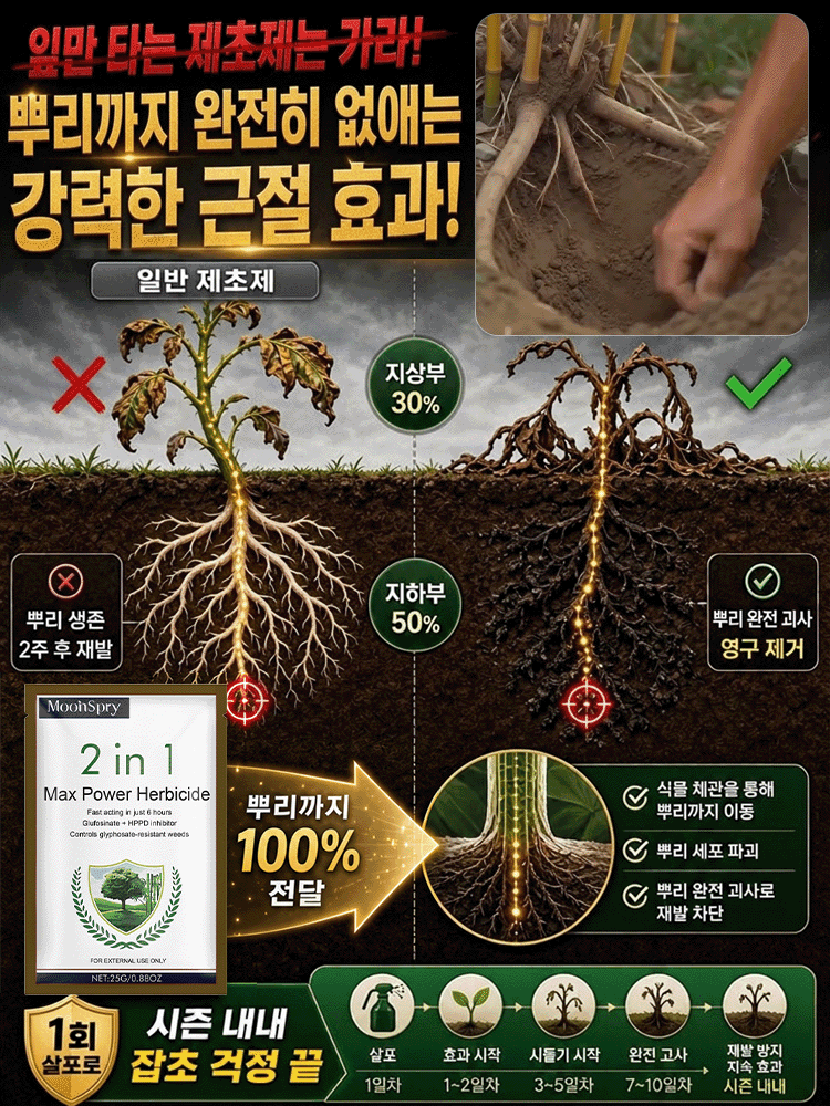 6시간 제초제잔디·묘목용 범용 제초제
