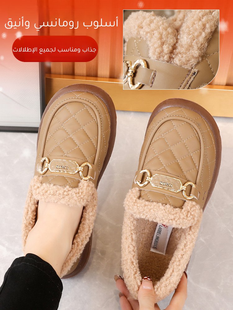 حذاء مقاوم للماء مع بطانة سميكة لتصحيح إبهام القدم الأروح