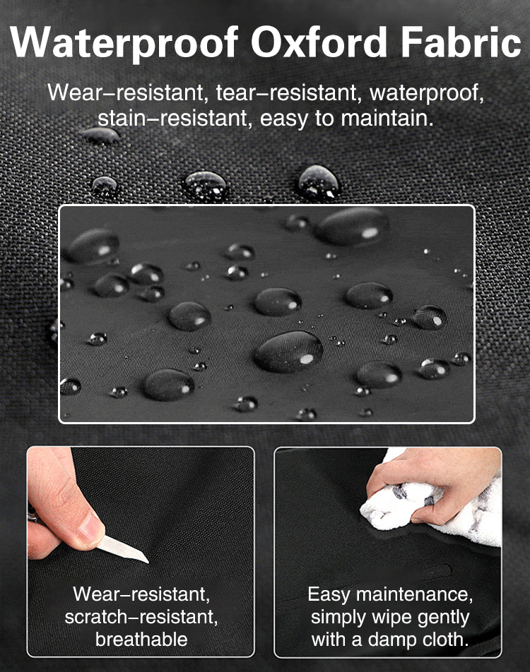 Oxford cloth double shoulder leisure anti-theft bag