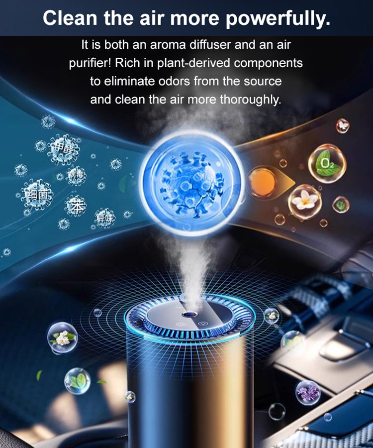 Smart Car Aromatherapy Machine High-End Ornament Romantic Starry Sky Ceiling with Start-Stop Functio