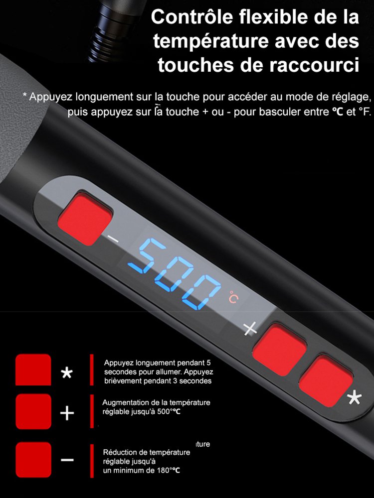 Ensemble d'outils de réparation pour stylo à souder industriel