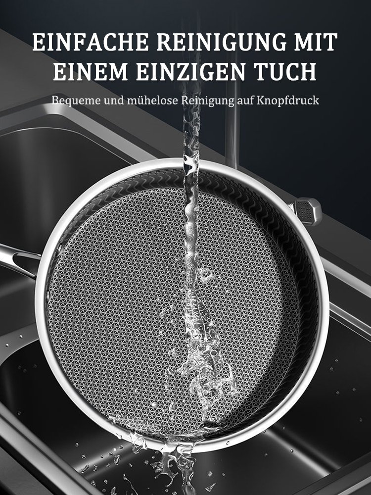 [Zehn Jahre lang verfügbar]Ölsparende antibakterielle Antihaft-Bratpfanne