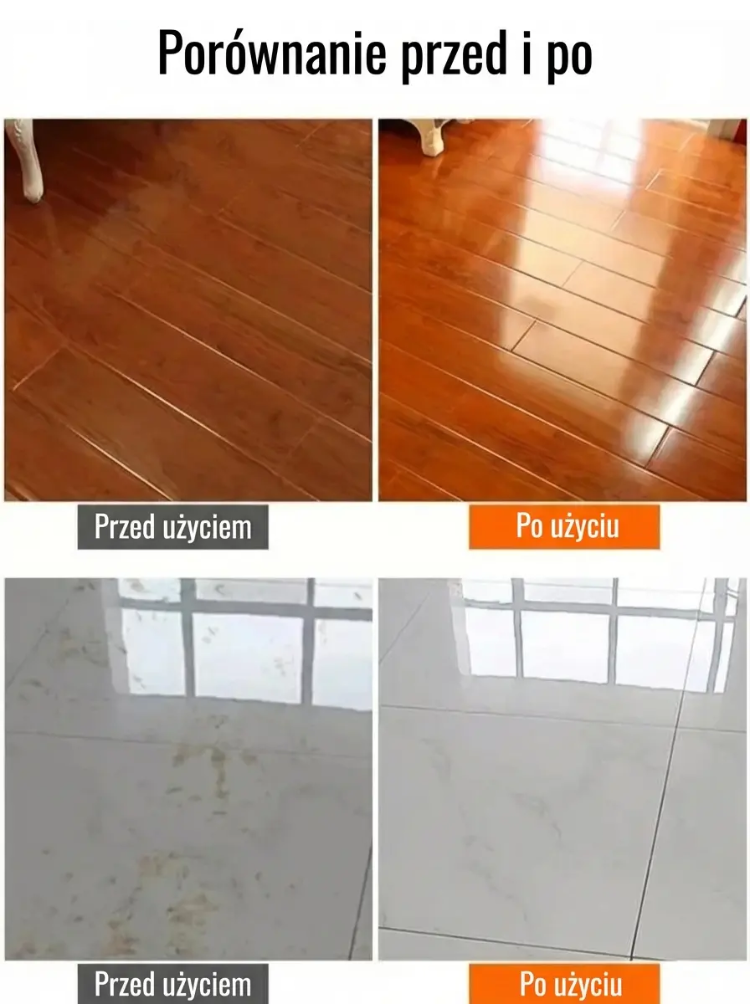 Trzy w jednym wielofunkcyjny środek antybakteryjny do czyszczenia podłóg