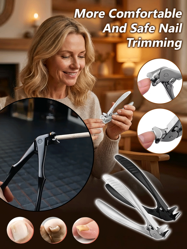【Ergonomic Design】Stainless Steel Splash-Proof Nail Clippers