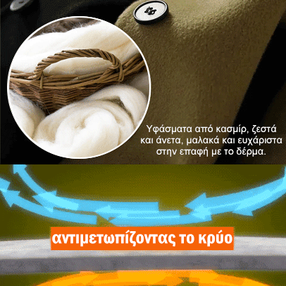 Παλτό με μοχέρ