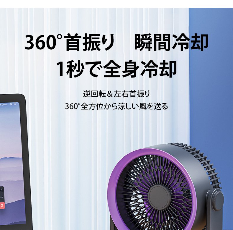 自動首振りサーキュレーター