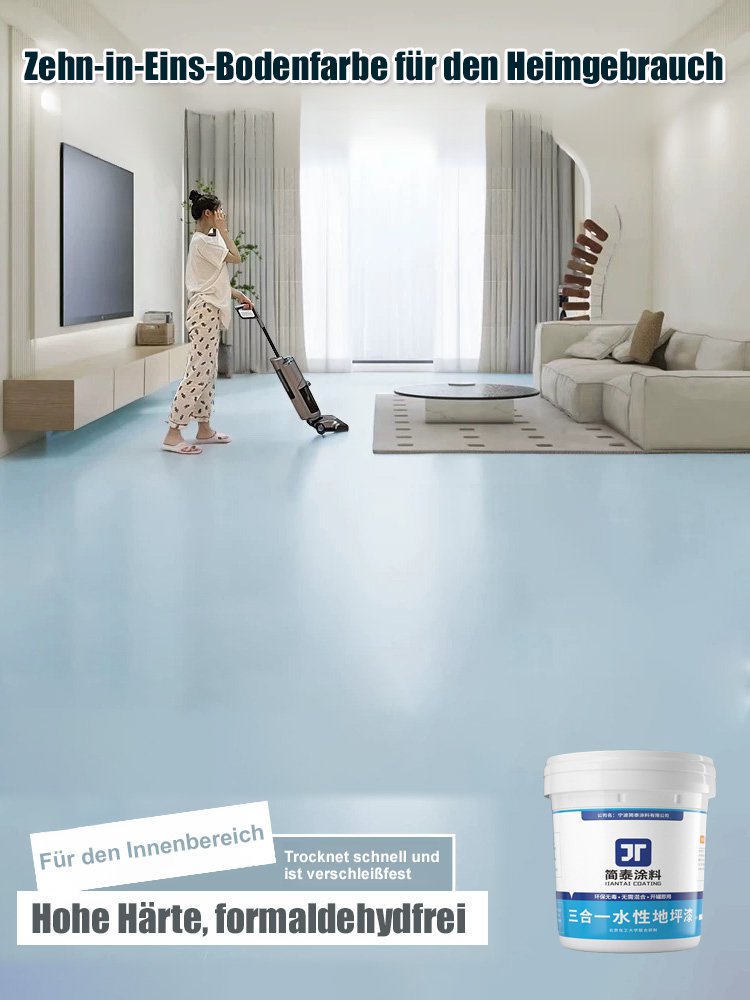 Ungiftige, umweltfreundliche 3-in-1-Bodenfarbe