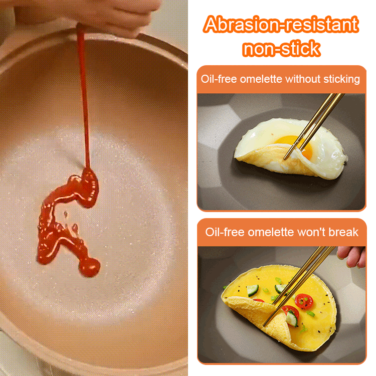 Newly upgraded Micro Pressure Healthy Non-Stick Cookware