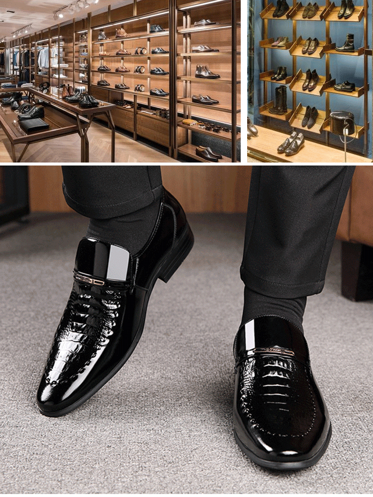 Business-Schuhe aus Leder mit weicher Sohle