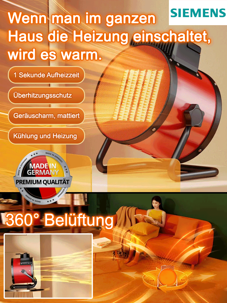 Leistungsstarker, energiesparender Elektroheizer für kleine Stahlwaffen