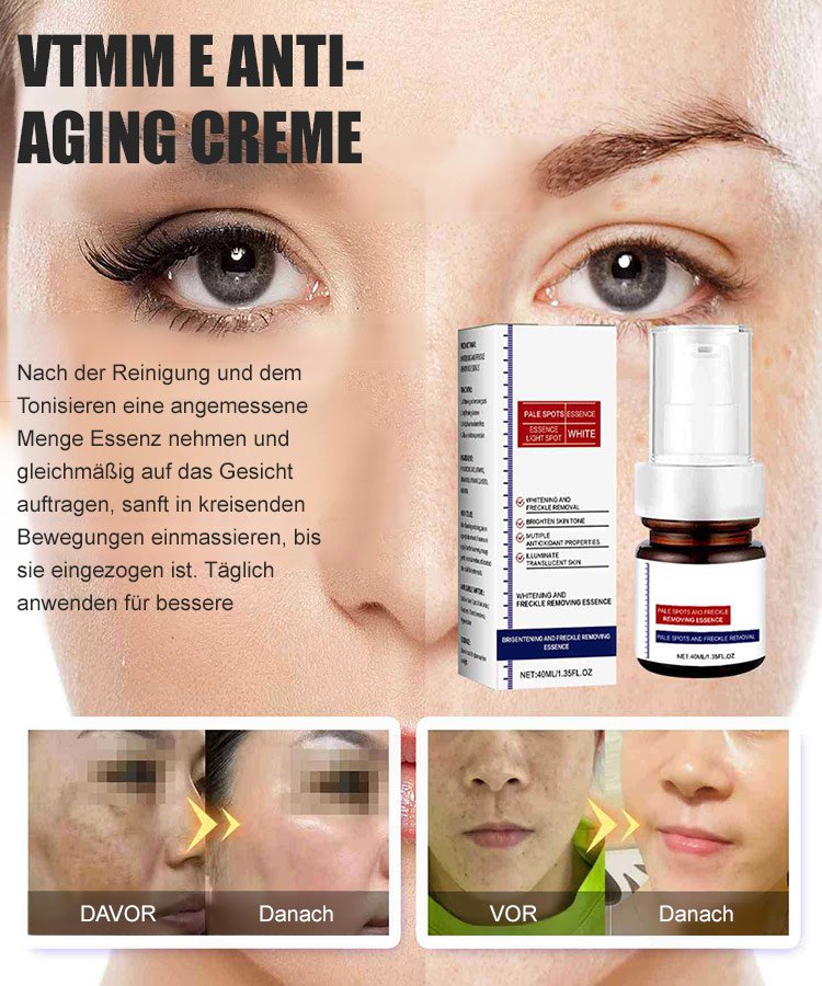 Serum gegen Hautflecken und reparierendes Reinigungsmittel