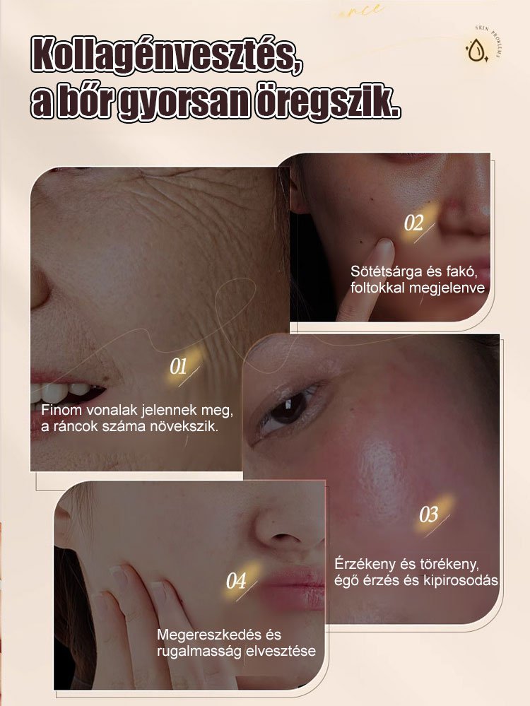 Arany kaviár feszesítő ránctalanító kollagén esszencia víz