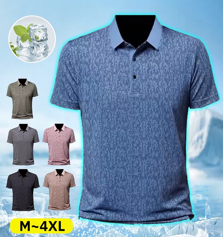 프린트 패션 반팔 남자 폴로 셔츠 