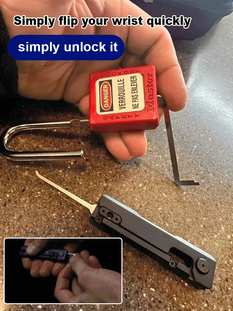 Lock picking tool set