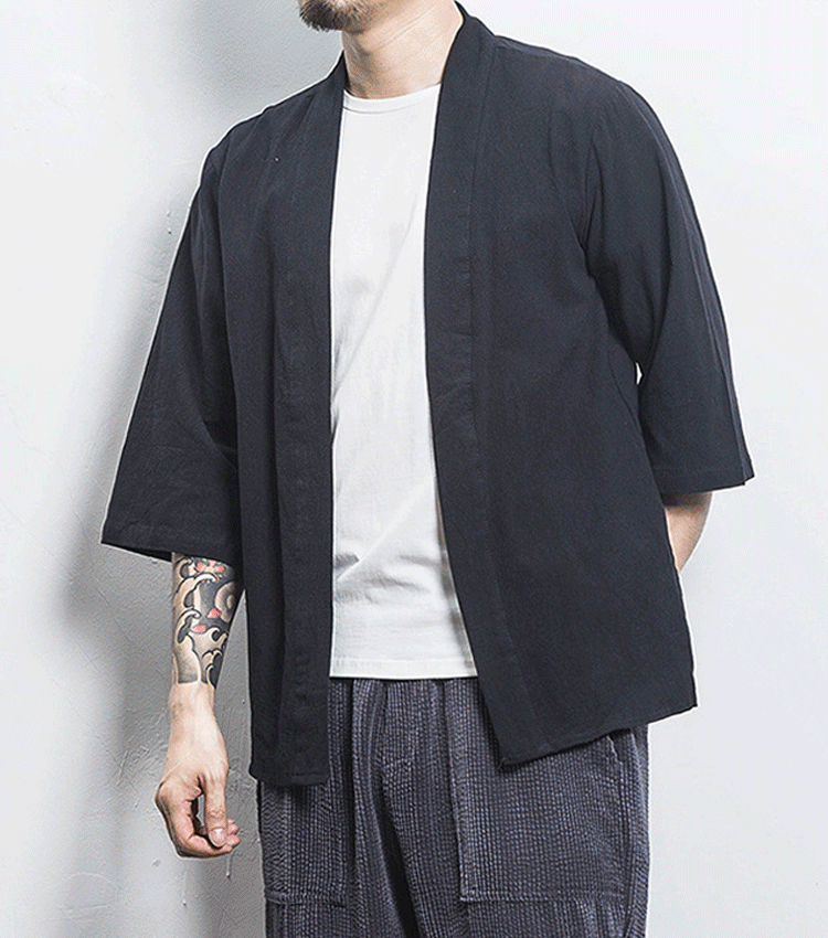 【ゆったり和風カーディガン】月販2万個突破！お腹周りをカバー、スッキリ見えるデザイン