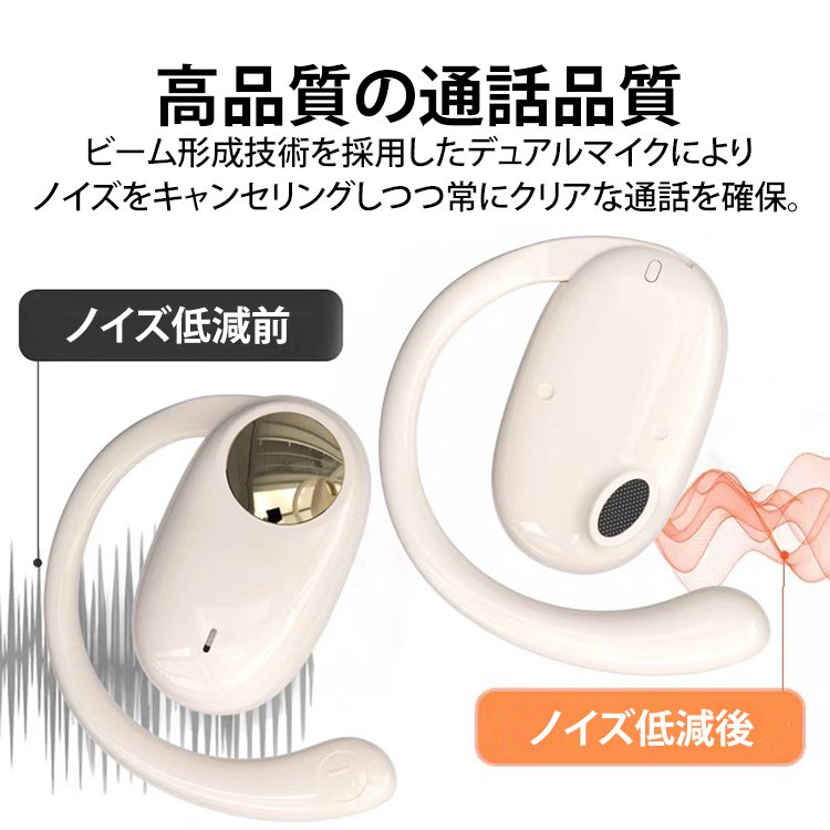 180° 回転式OWS Bluetoothイヤホン