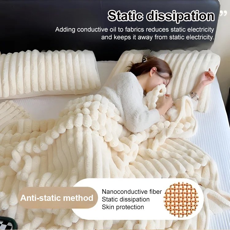 SL-High Quality Flannel Thickened Warm Blanket