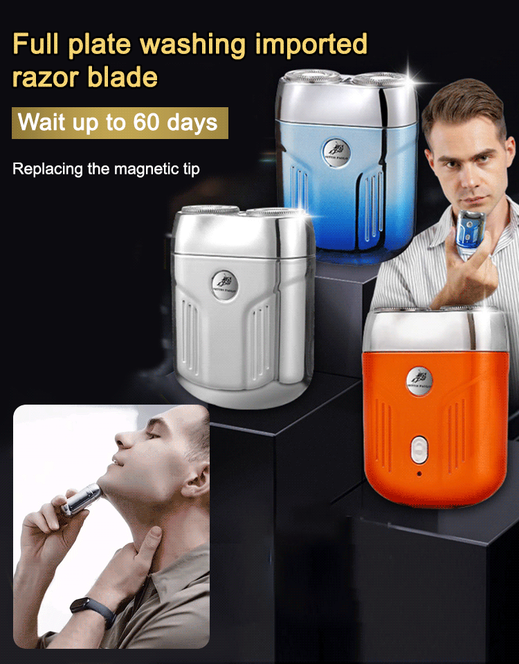Full body waterproof men's fast charging electric shaver