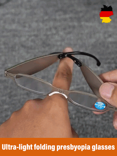 Ultra-light folding presbyopia glasses