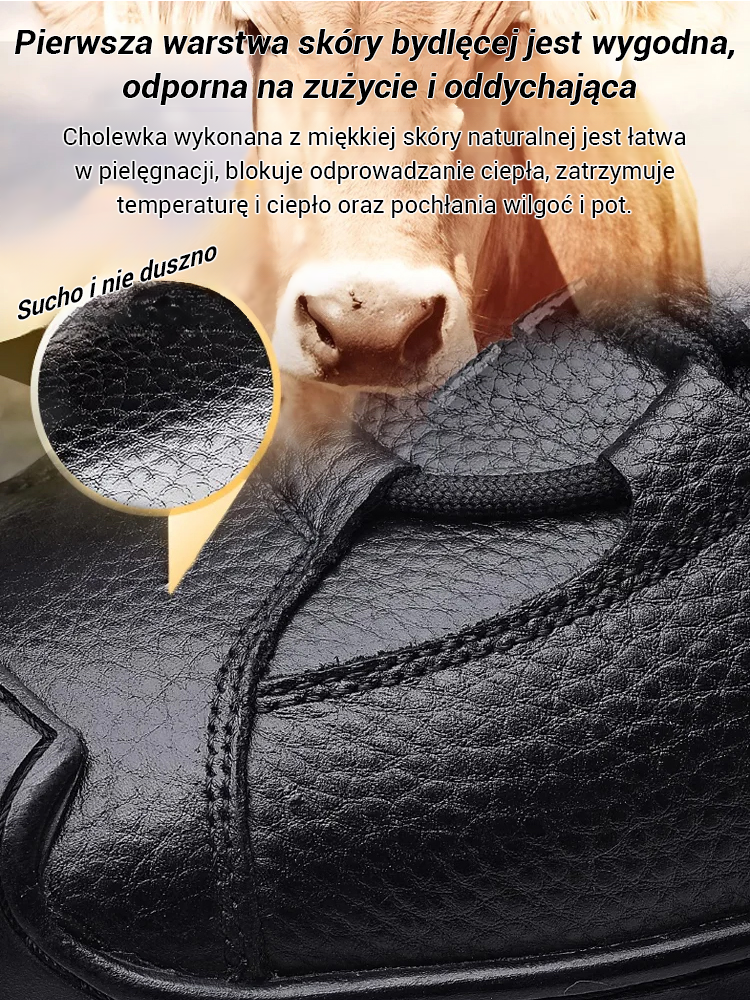 Wygodne ocieplane śniegowce za kostkę