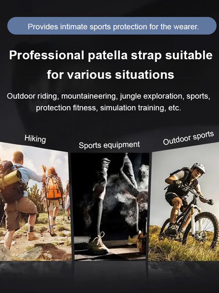 Professional patellar strap shock-absorbing breathable protector