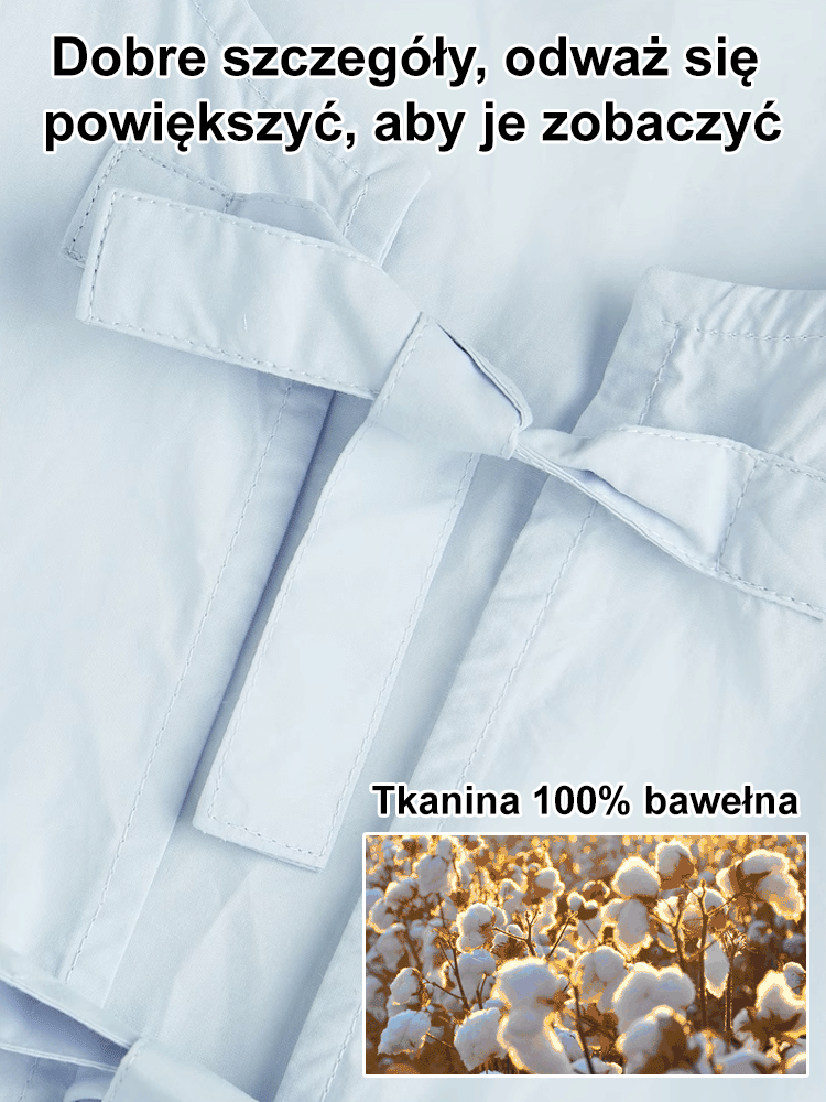 HFH-蝴蝶结印花短袖衬衫