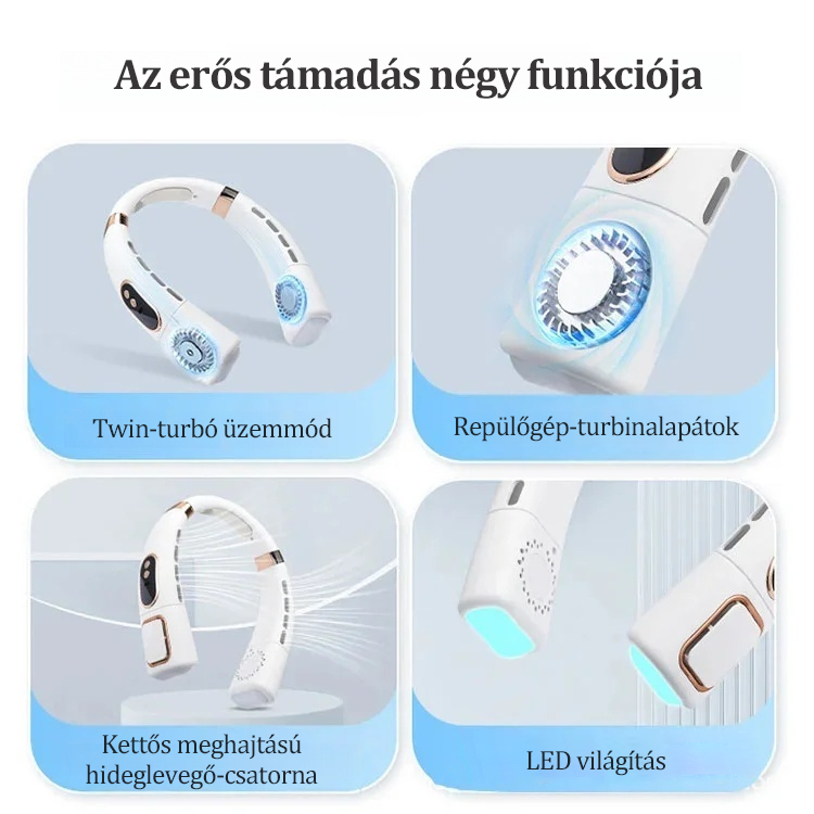 Ice Porcelain Body Cooling  Hordozható nyakventilátor