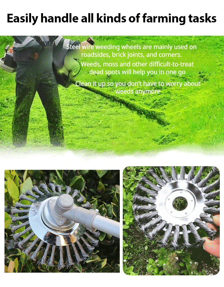 Weed mower head