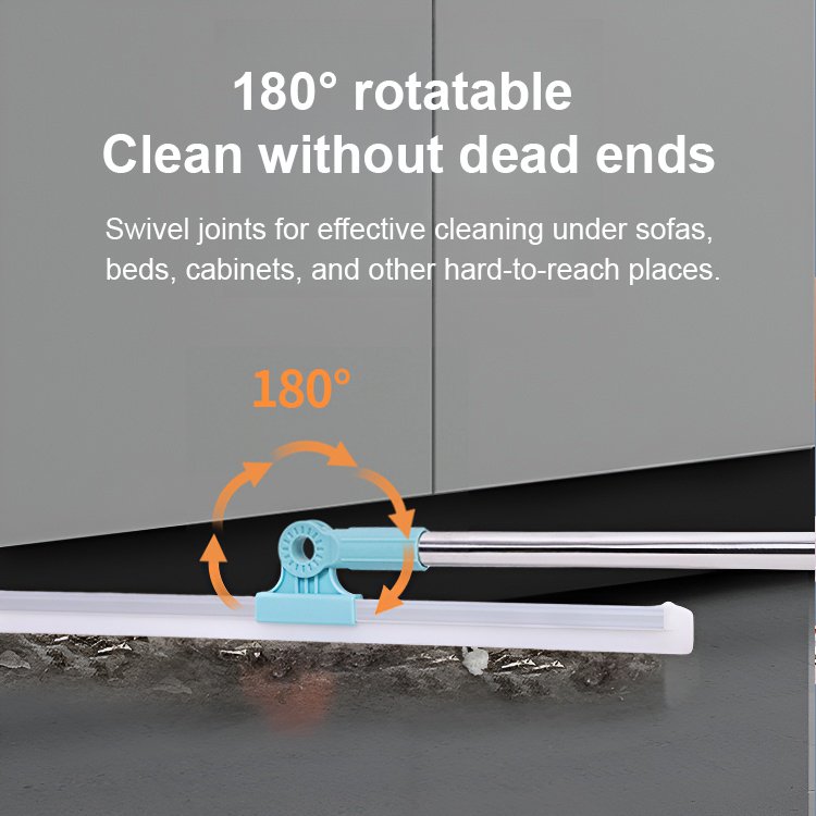 [Strength factory production] Soft silicone wet and dry no dead angle floor squeegee broom