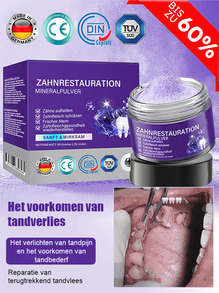 Tandherstel & Whitening Mineralen Tandpoeder