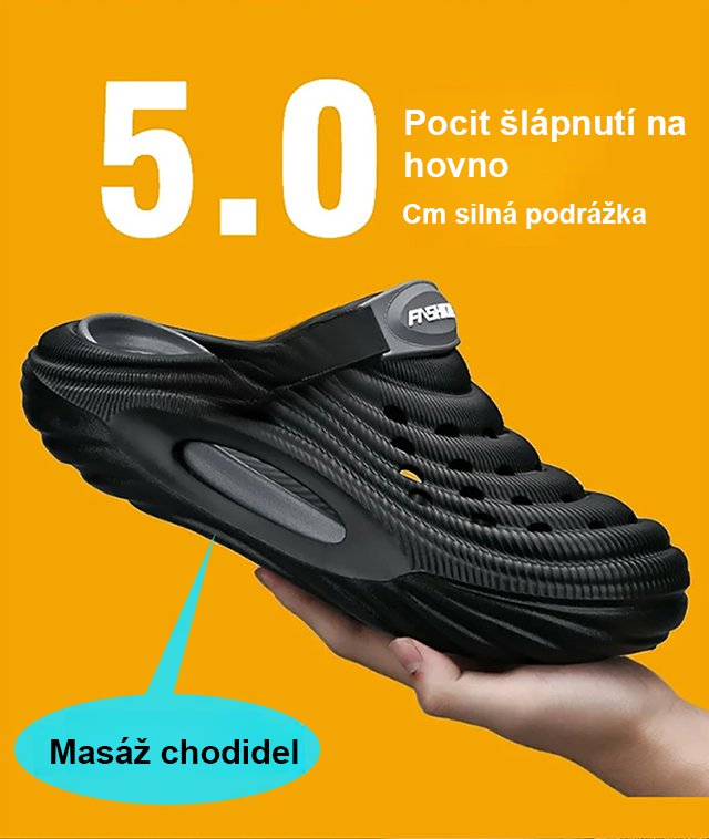 【Zvýšení o 5 cm, podpěra klenby】Pánské dvouúčelové děrované boty-FBA