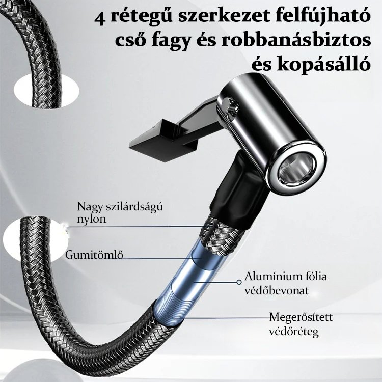 Hordozható kültéri vezeték nélküli felfújható szivattyú