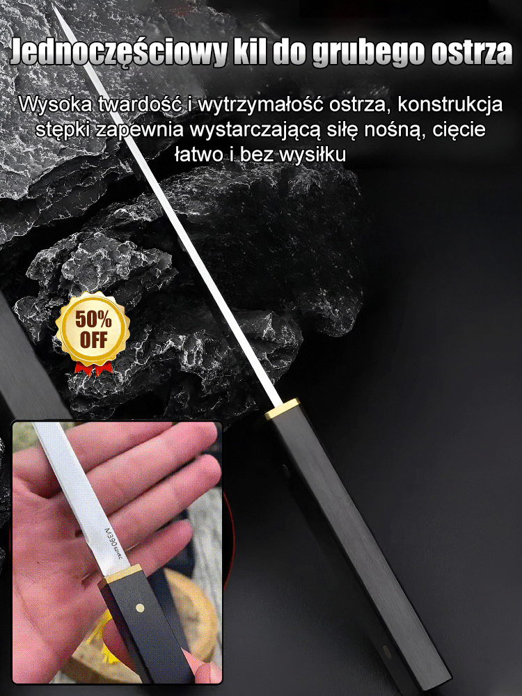 Wielofunkcyjny nóż do owoców z hebanu