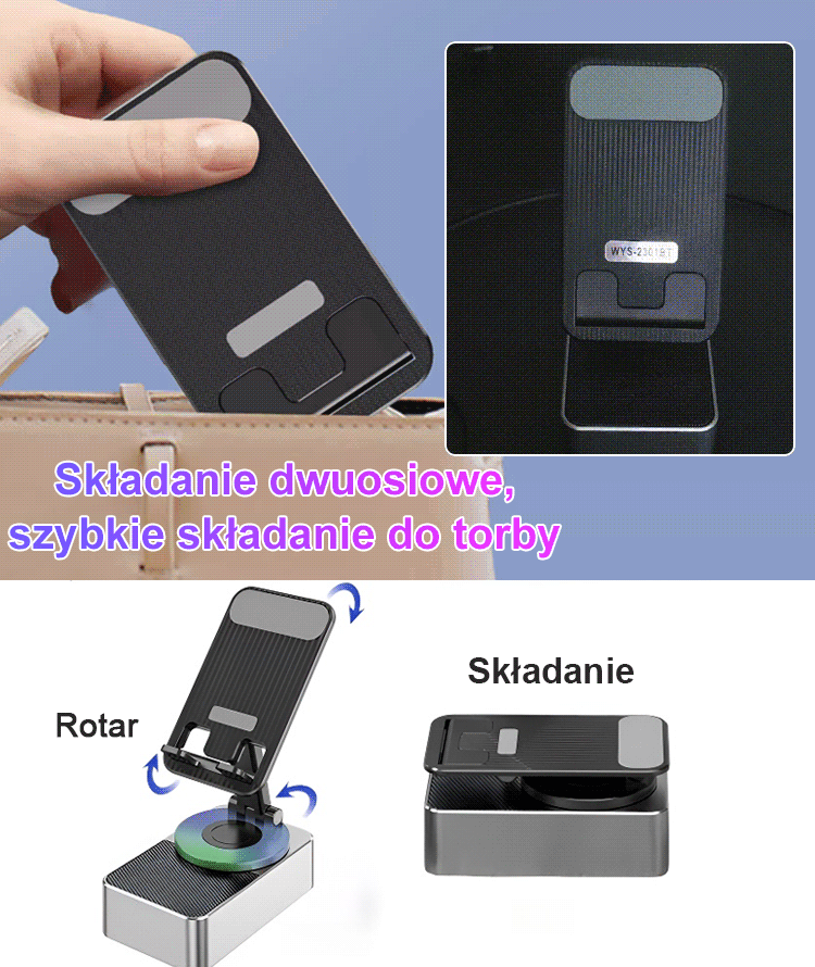 Głośnik Bluetooth Powerbank Uchwyt dla leniwych, gwarancja jakości, lider sprzedaży.