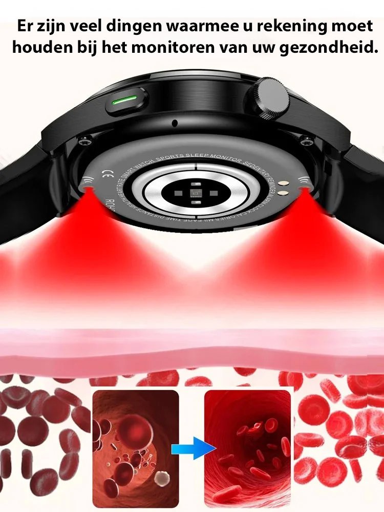 WATCH4PRO Ruimte Verkenning Ronde Scherm Smartwatch