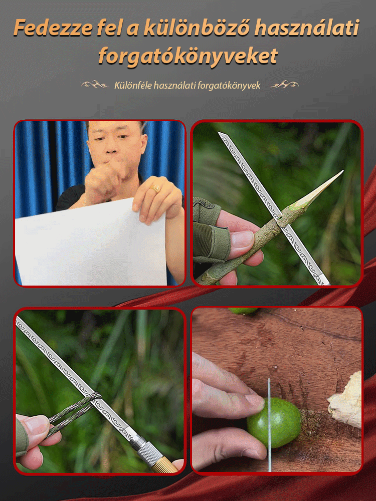 Kültéri önvédelmi teáskés és tüske egyben