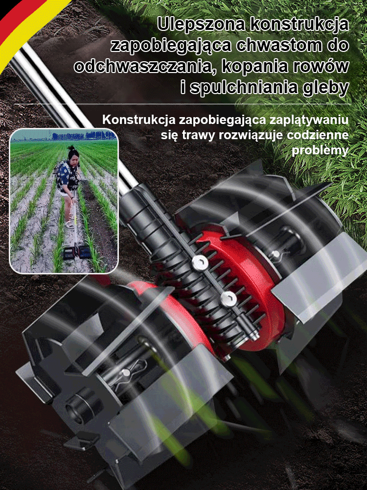 Kosa do trawy, nóż do spulchniania gleby