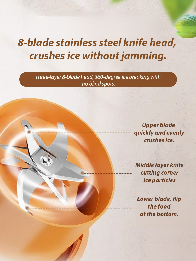 Portable Ten-Blade Wireless Juicer Cup