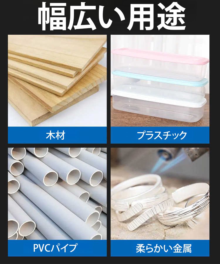 「電動ドリル用」ハイス鋼丸鋸刃