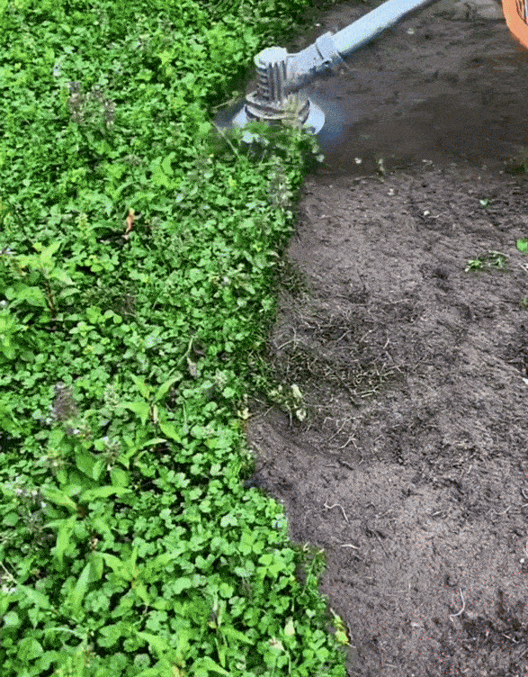 Weed mower head
