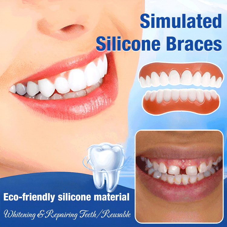 SimulatedSilicone Braces