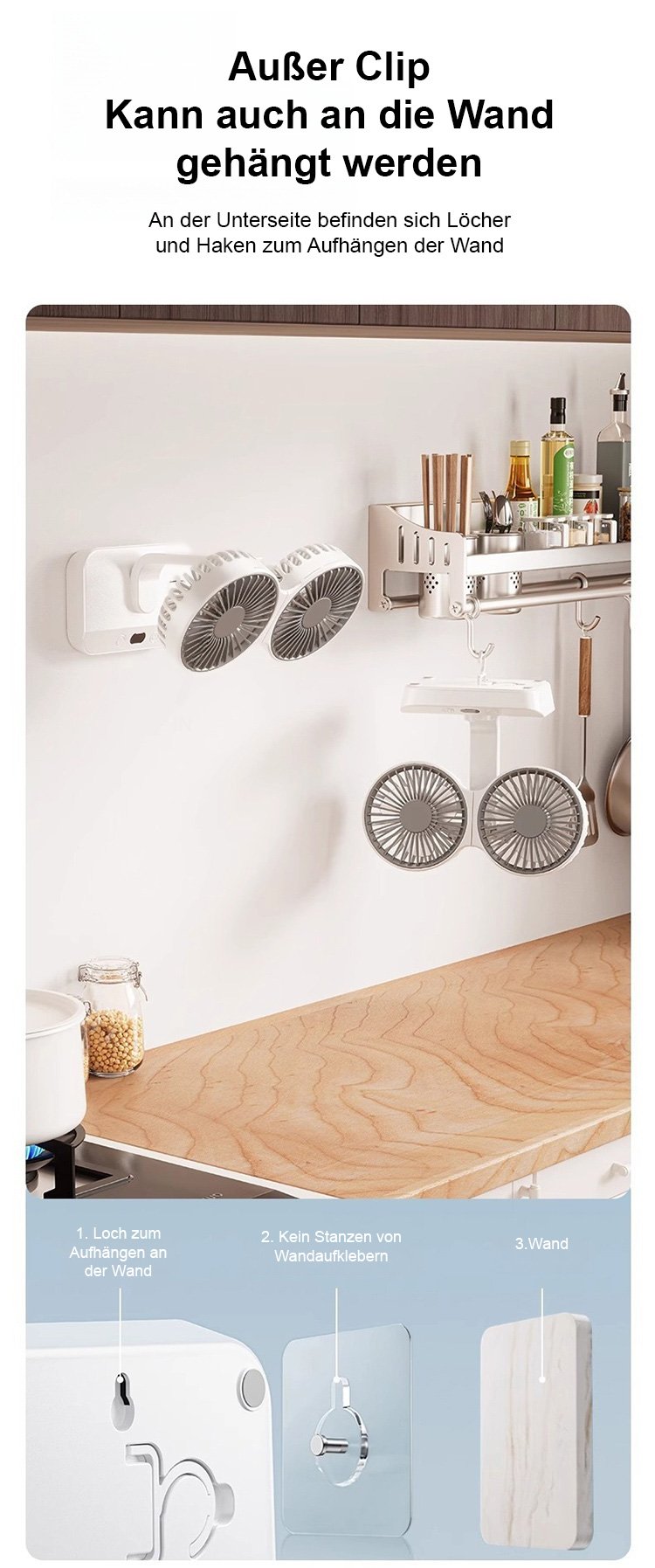Leiser Ventilator für Schlafzimmer und Büro