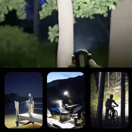 【Tres en uno multifuncional】Linterna de emergencia SOS